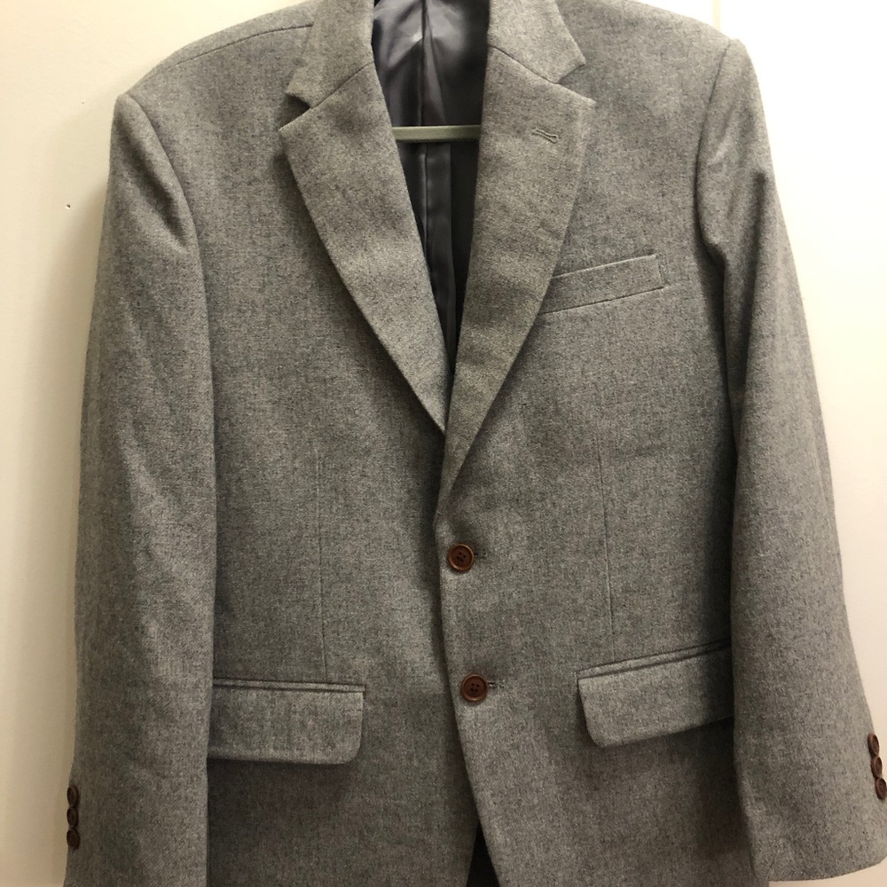 Grey 3 Piece Men’s Tweed Suit
